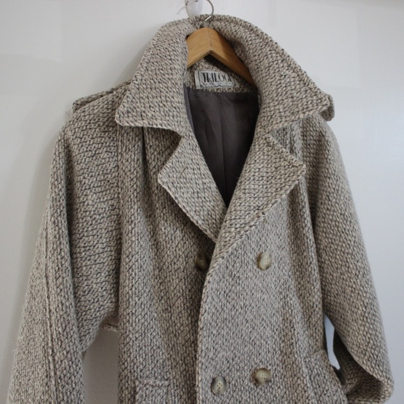 Trilogi Jackets & Blazers - Vintage Wool Trench Coat